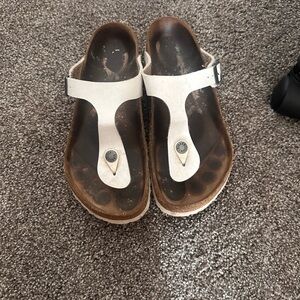 Birkenstock White Sandals